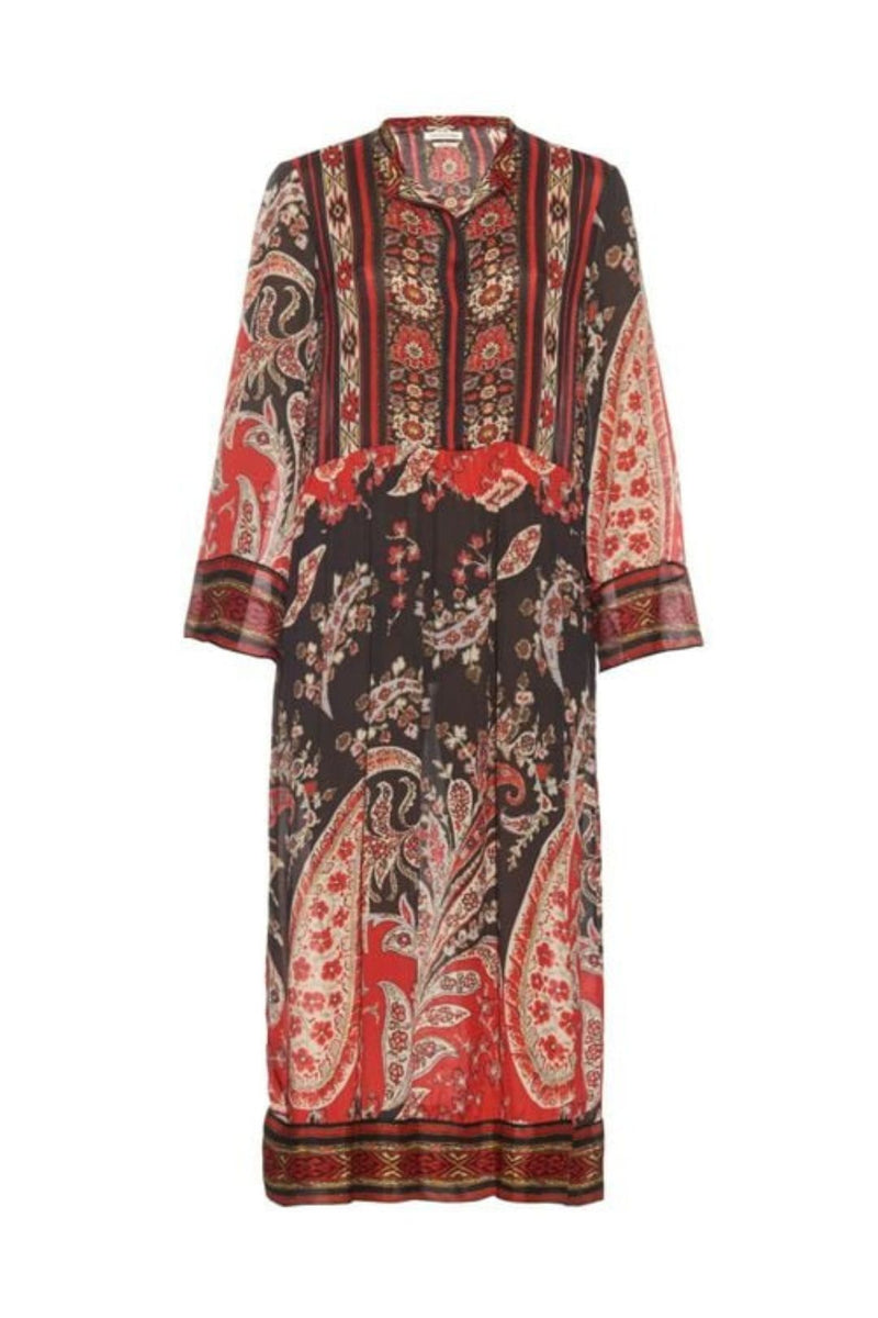 Buy Red Tilda Paisley Midi Dress - Isabel Marant Étoile | RELOOP