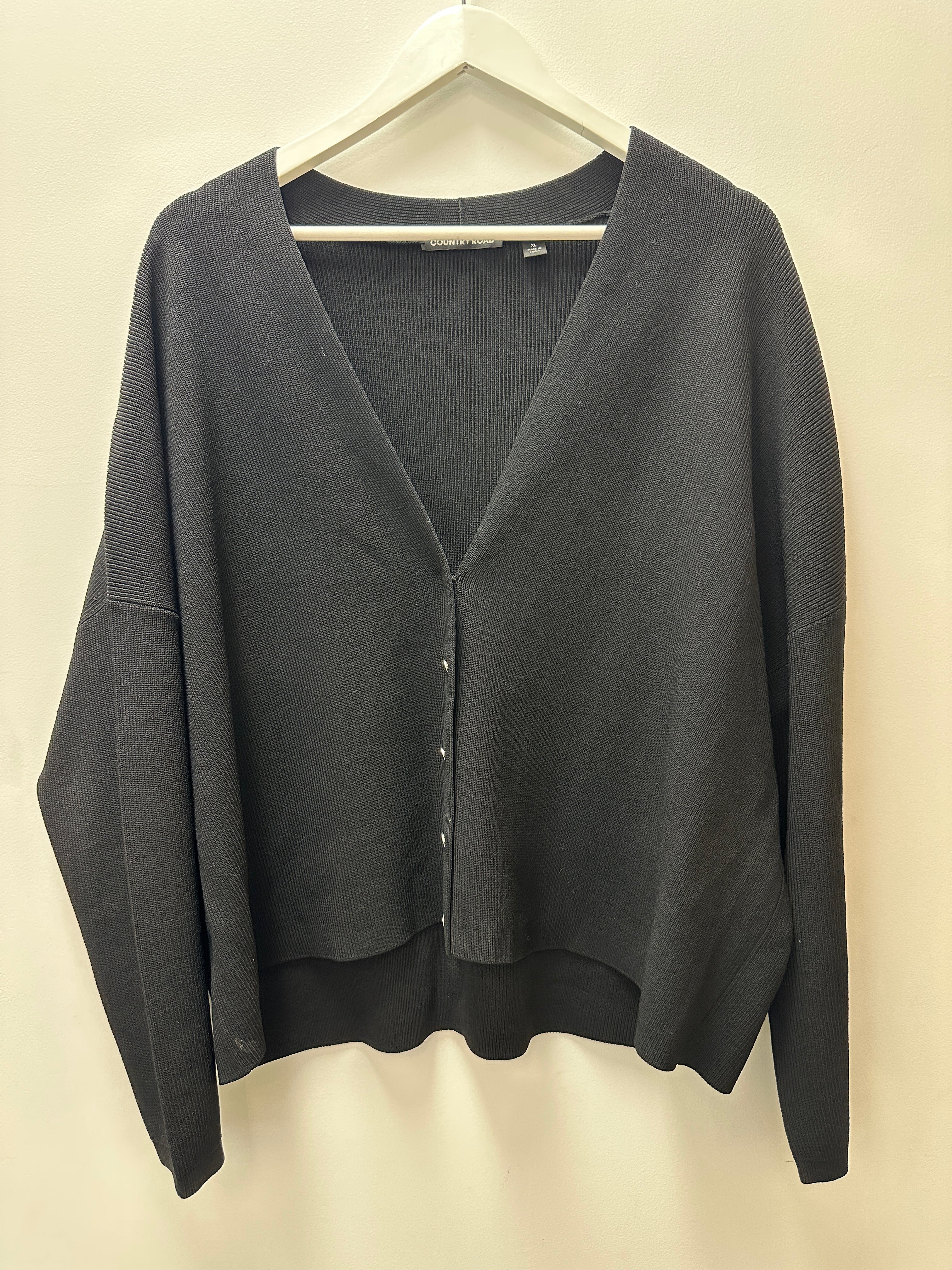 Country road hot sale black cardigan