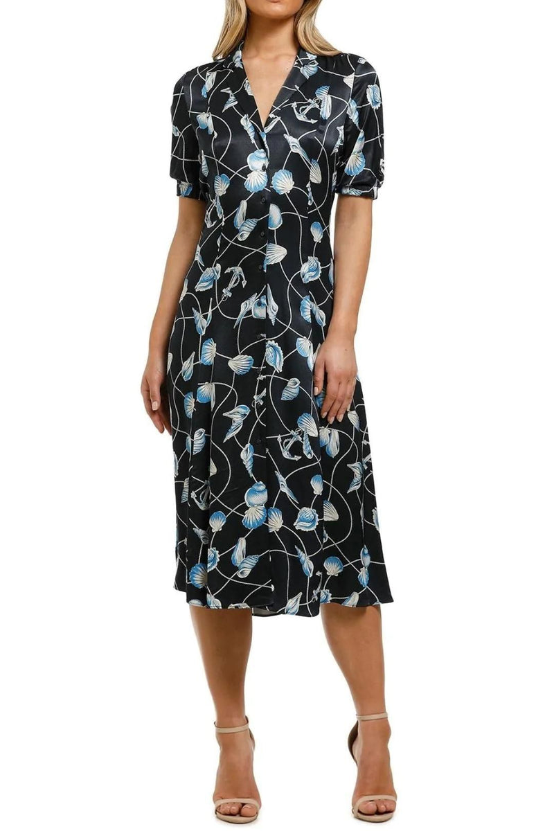 Buy Shell Print Dress in Ink - Country Road | Reloop – RELOOP